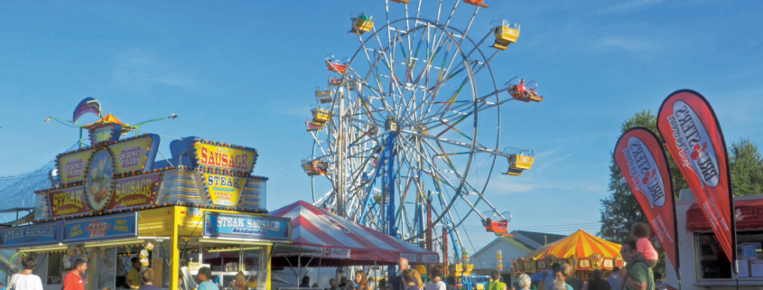 Family enjoying a summer event in Youngstown, Ohio.