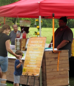 Shoppers at the Austintown Farmers Market. 