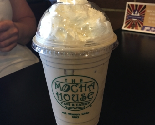 Coffee drink from The Mocha House.