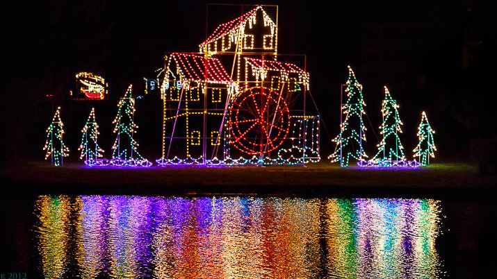 The Joy of Christmas light show in Columbiana, OH.