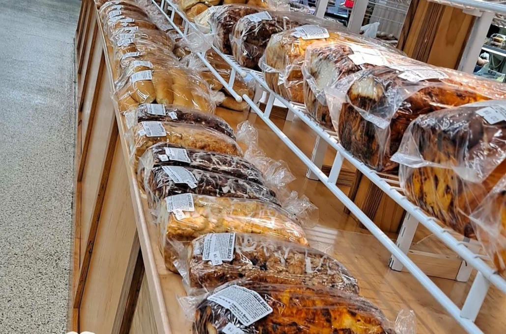 Bakery inside the amish Market.