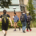 Students walking the Youngstown State University campus.