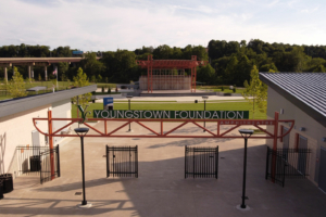 The Youngstown Foundation Amphitheatre in downtown Youngstown.